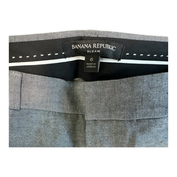 Women's Banana Republic Modern Sloan Dress Pants Grey Size 6 - Picture 2 of 9